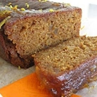 Spiced Treacle Gingerbread with a Marmalade Glaze