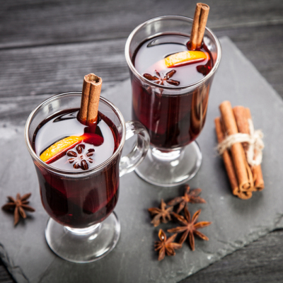 Tea Steeped with Mulled Wine Spices